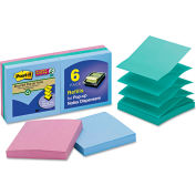 Post-it® Super Sticky Pop-Up Notes R3306SST, 3" x 3", Tropic Breeze, 90 Sheets, 6/Pack