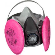 3M™ Half Facepiece Reusable Respirator Assembly 6291/07001(AAD), P100, Medium