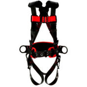 3M Protecta® 1161309 Construction Style Positioning Harness, Back & Side D-Ring, M/L