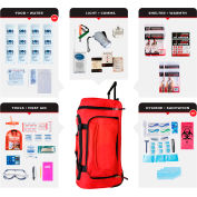 Guardian Survival Gear, Essential Survival Kit, Wheel Bag, 4 Person