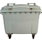 HSM® 4 WHEELSecure Mobile Shredder Cart - 175-Gallon Capacity - Gray