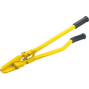 Global Industrial Steel Strapping Cutter for Up To 0.035" Thick & 2" Width, Yellow & Black