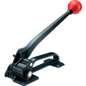 Global Industrial Feedwheel Tensioner for 0.035" Thick & 3/8-3/4" Strap Width, Black & Red