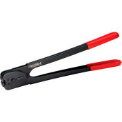 Global Industrial Sealer for 1/2" Strap Width, 16"L x 4-1/16"W x 1-3/8"H, Black & Red
