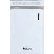 Global Industrial Bubble Lined Poly Mailers, 6-3/4"L x 3-13/16"W, White, Pack of 500