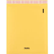 Global Industrial Self Seal Bubble Mailers, 10-3/4"L x 8-5/16"W, Gold, 100/Pack