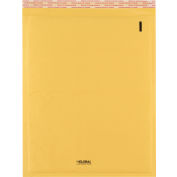 Global Industrial Self Seal Bubble Mailers, 14-3/4"L x 10-5/16"W, Gold, 100/Pack