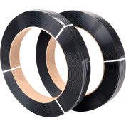 Global Industrial 16" x 3" Core Polyester Strapping, 3250'L x 1/2"W x 0.028" Thick - Pkg Qty 2