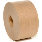 Heavy-Duty Reinforced Water Activated Kraft Tape 3&quot; x 375' Tan - Pkg Qty 8