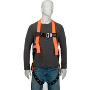 Miller® Titan Non-Stretch Harness, Tongue Buckle Legs, L/XL