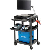 Global Industrial™ Mobile Powered Laptop Cart with 100AH Battery