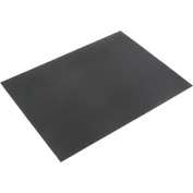 Notrax 750R2150BL V-Groove Corrugated Runner Floor Protector Mat, 1/8 in x 2 ft W x 150 ft L, Rubber, Black