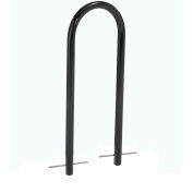 Global Industrial™ U-Rack Bike Rack, Black, 2-Bike, Below Ground Mount