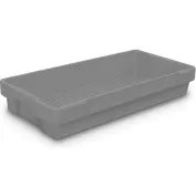 Molded Fiberglass Stacking Ventilation Tray with Drop Sides 30 3/8