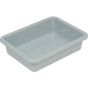 Global Industrial Nesting Tote Box 20-1/4"Lx15-1/4"Wx5"H Gray - Pkg Qty 6