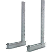 Cantilever Rack Single Sided Upright (3000-5000 Series), 31" D x 10' H, 28500 Lbs Capacity