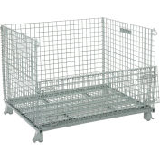Global Industrial™ Folding Wire Container 48"L x 40"W x 36-1/2"H 3000 Lb. Capacity