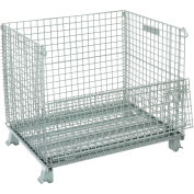 Global Industrial Folding Wire Container 40"L x 32"W x 34-1/2"H 3000 Lb. Capacity