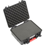 Global Industrial™ Waterproof Hard Case W/Pinch Tear Foam 11"L x 9-11/16"W x 4-3/16"H, Black