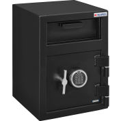 Global Industrial B-Rate Depository Safe Front Loading, 1 Door, Digital Lock, 14Wx14Dx20-1/4H