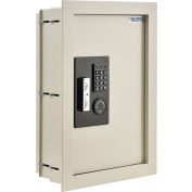 Global Industrial™ Residential Safes Expandable Depth Wall Safe - 15"W x 3-1/4"-6"D x 22-1/8"H