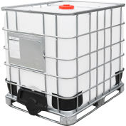 Global Industrial™ IBC Container 275 Gallon UN approved w/ Composite Metal Pallet Base