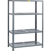 Little Giant® 4SHP-2448-72 Heavy-Duty Perforated Steel Shelving, 24" x 48", 4 Shelves