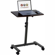 OneSpace 50-JN02 Angle and Height Adjustable Mobile Laptop Stand, Single Surface