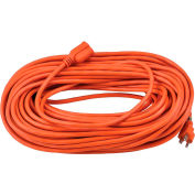 Global Industrial™ 100 Ft. Outdoor Extension Cord, 16/3 Ga, 10A, Orange