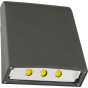 Global Industrial™ LED Low Profile Wall Pack - Full Cut-off, 75w, 6000 Lumens, 5000K