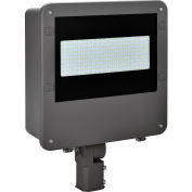Global Industrial™ LED Shoe Box Fixture, 100W, 11000 Lumens, 5000K, Slip-fitter Mount