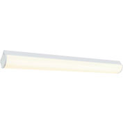 Global Industrial LED Strip Light, 40W, 4400 Lumens, 5000K, 1-10V Dimming, Polycarbonate Lens