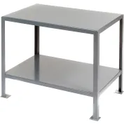 MOBILE & STATIONARY MACHINE TABLES, Heavy Duty Machine Table - 2 Shelves,  Cap. (lbs.): 3000, Size W x D x H: 48 x 30 x 36, No. of Shelves: 2