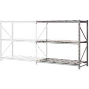 Global Industrial™ Extra High Capacity Bulk Rack With Steel Decking 60"W x 24"D x 96"H Add-On
