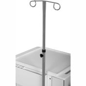 TrippNT 52951 Element Healthcare Cart Telescoping I.V. Pole Module, 10"W x 3"D x 39"- 73"H