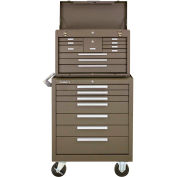 Kennedy® 277XB & 3611B 27"W X 18"D X53-7/8"H 18 Drawer Roller Cabinet & Machinest Chest Combo