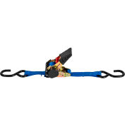 Buyers Products Retractable 6 Foot Standard Duty Ratchet Tie Down, 2 Pack - 5483220