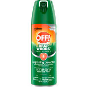 OFF® Deep Woods Insect Repellent, 25% DEET, 6 oz. Aerosol Spray, 12 Cans - 611081