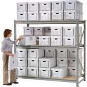 Global Industrial™ Record Storage Rack Add-On 96"W x 18"D x 72"H