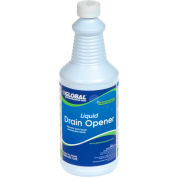 Global Industrial™ Drain Opener, Quart Bottle, 12 Bottles