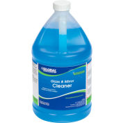 Global Industrial Glass & Mirror Cleaner, Gallon Bottle, 4 Bottles