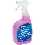 Global Industrial Multi-Purpose Cleaner/Protectant, 32 oz. Bottle, 6 Bottles - Pkg Qty 6