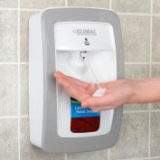 Global Industrial&#153; Automatic Dispenser for Foam Hand Soap/Sanitizer - White/Gray