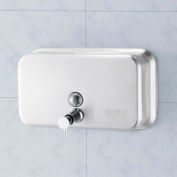 Global Industrial&#153; Stainless Steel Horizontal Liquid Soap Dispenser - 1000 ml