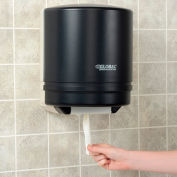 Global Industrial Center Pull Paper Towel Dispenser, Smoke Gray/Beige