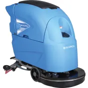 Global Industrial Auto Walk-Behind Floor Scrubber, 20" Cleaning Path