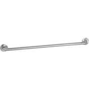 Global Industrial&#153; Straight Grab Bar, Peened Stainless Steel - 36&quot;W x 1-1/4&quot; Dia.