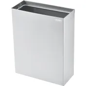 Global Industrial™ Stainless Steel Wall Mount Trash Can, 11 Gallon