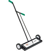 Global Industrial&#153; Heavy Duty Magnetic Sweeper With Release Lever, 24&quot; Cleaning Width