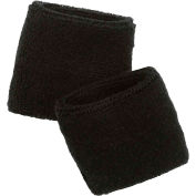 Ergodyne® Chill-Its® 6500 Wrist Sweatband, Black, One Size